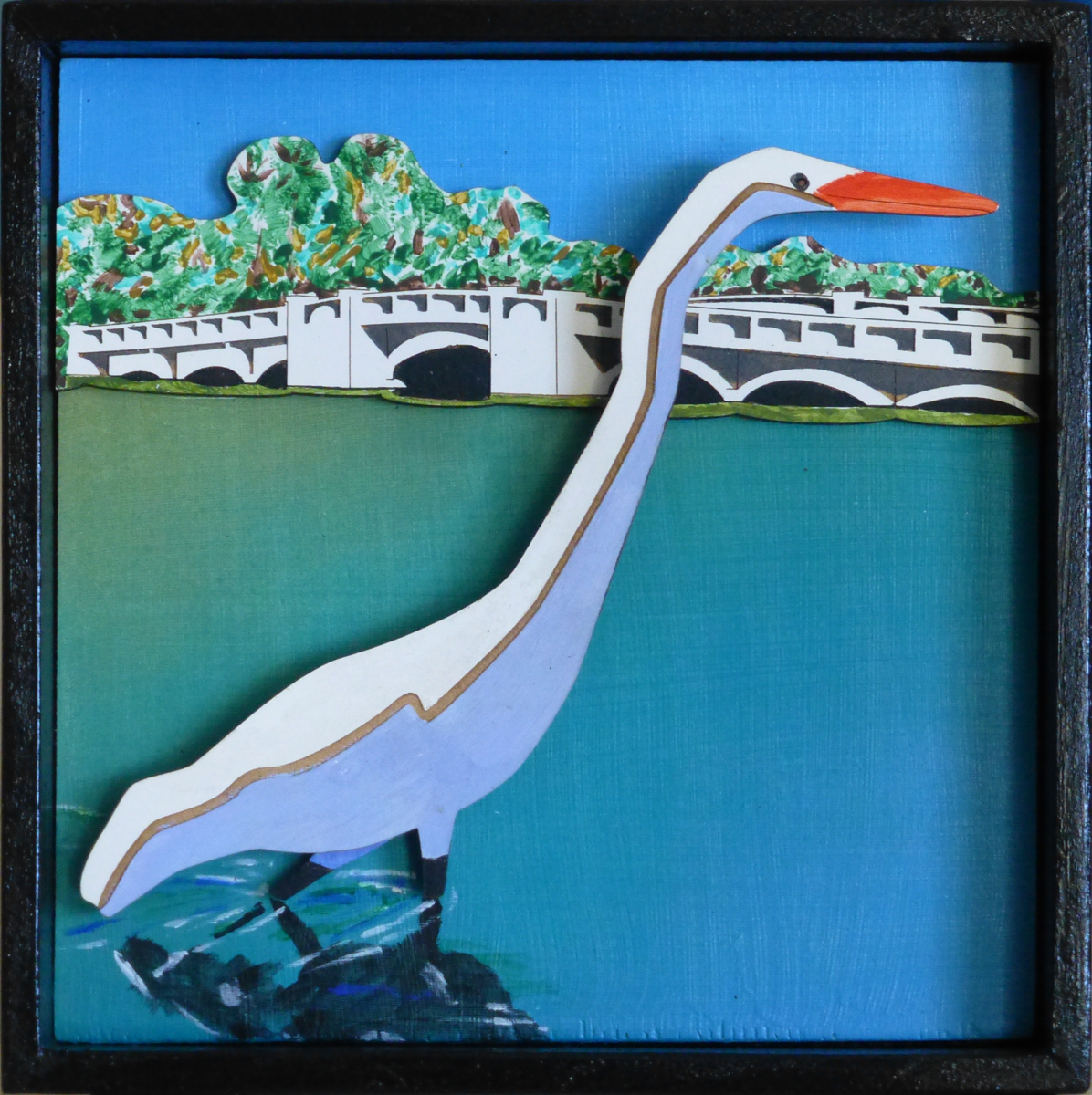 18-Egret at Snell isle bridge