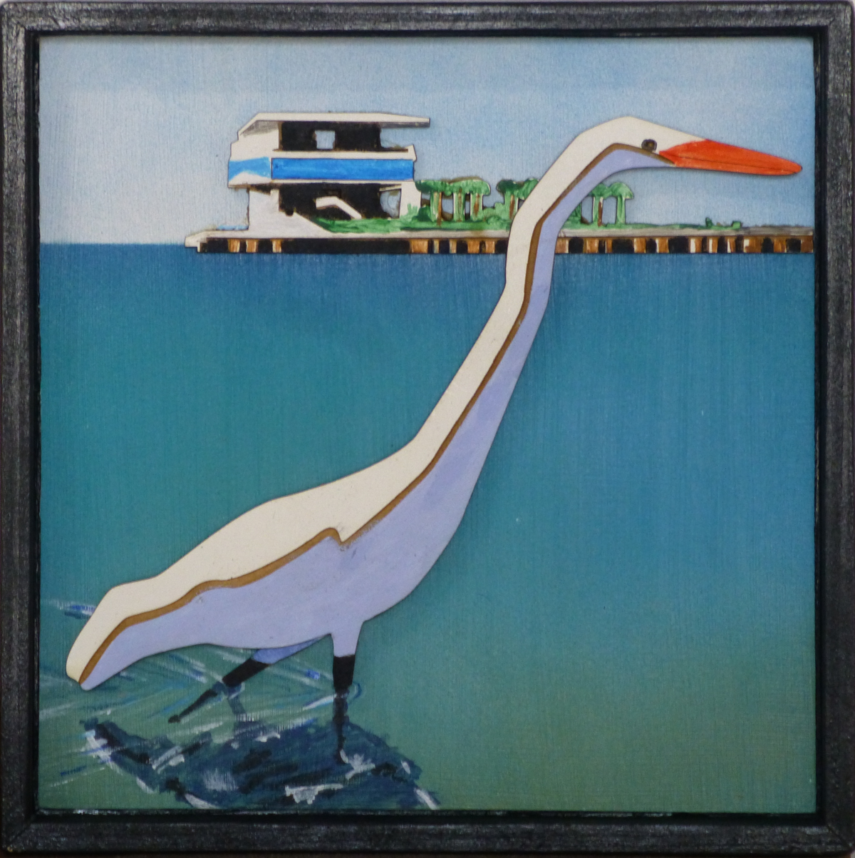 25-Egret at St Pete Pier